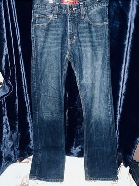 Arizona Jean Company Dark Blue Straight Leg Jeans